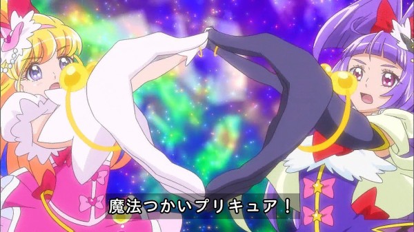 魔法つかいプリキュア 1話感想 やっぱり魔法 物理 じゃないか 手つなぎ変身バンクいいな にわか速報