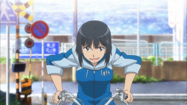 南鎌倉高校女子自転車部 4話 感想 水泳部の先輩と自転車坂道対決 膝は大丈夫なんですかね にわか速報