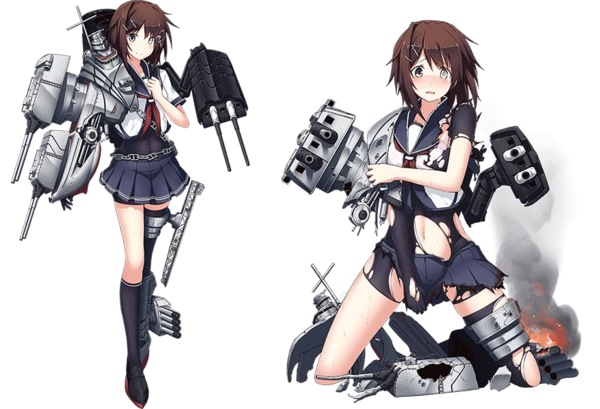 艦隊これくしょん 艦これ 古鷹改二のインナーはスケベティックな目的ではなく優しさだったらしい にわか速報