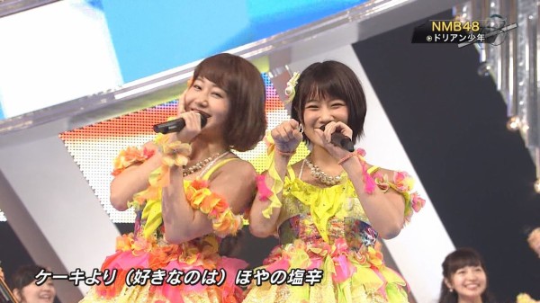 Nmb48 ベストヒット歌謡祭15で ドリアン少年 を披露 キャプ画まとめ Nmb48まとめったー