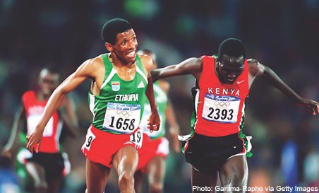 私にとって 走ることは食べるようなもの ハイレ ゲブレセラシエ Q A 世界の中長距離