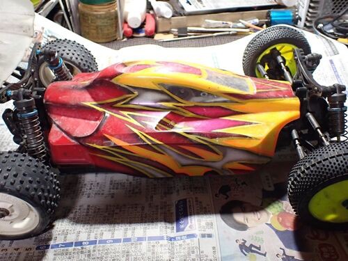 稼働率高めのDB01に青いOP投入 : ひろやんのRC日記