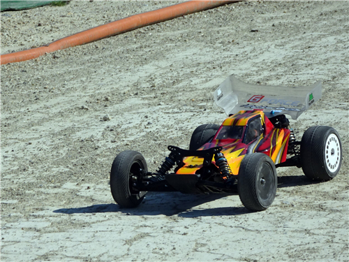 レーシングファイターDT03 1/10 RCカー ラップ塗装 レーシング