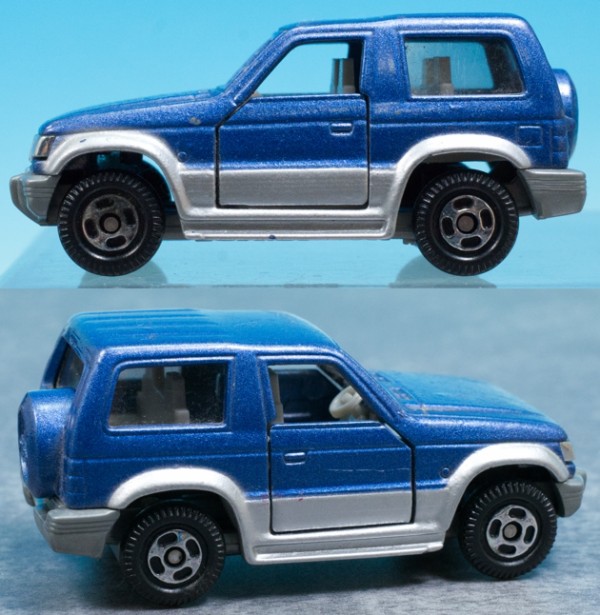 トミカ パジェロ 2台セット LV-N189a・LV-N189b パジェロ スーパーエクシードZ（銀/白）/（銀/青