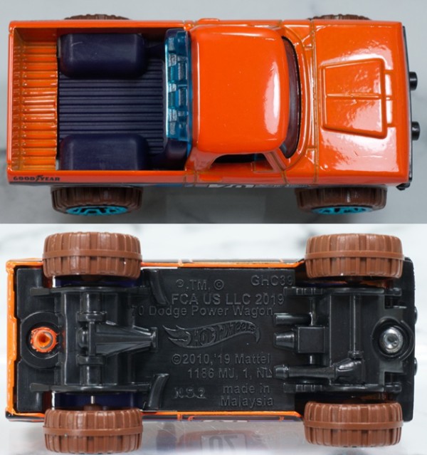 レビュー ホットウィール '70 ダッジ パワーワゴン : ミニカー沼