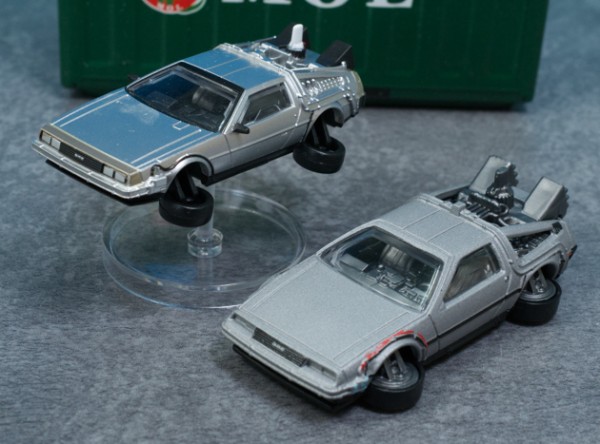 バックトゥザフューチャー デロリアン ホバーモード ホットウィール　タイムマシン レビュー ホットウィール バック・トゥ・ザ・フューチャー