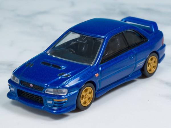 トミカプレミアム　スバル　インプレッサWRX タイプR STi 5台 ホワイトボディがカッコいい。「トミカプレミアム スバル インプレッサ