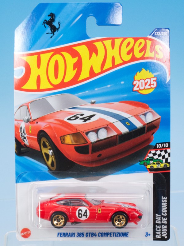 レビュー ホットウィール フェラーリ 365 GTB4 コンペティツィオーネ