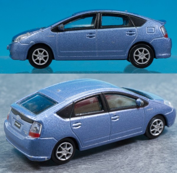 1/64 TOYOTA PRIUS トヨタ プリウス 2台セット 希少 Kyosho 1/64 Toyota 2 collection Prius PHV White diecast