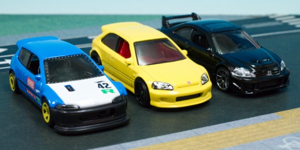 レビュー ホットウィール ホンダ シビック カスタム（EG6