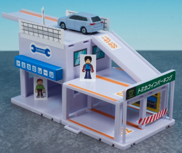 トミカの車とガレージモデル タカラトミー トミカプレミアム tomica GARAGE Lamborghini Edition の