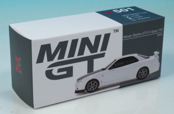 ☆ KYOSHO 1/43 日産 スカイライン GT-R (R34) かき分ける V