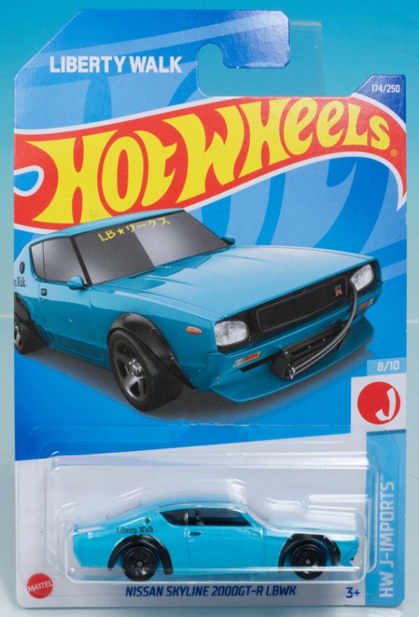 ホットウィール　スカイライン 2000GT−R　日産 ハードボディ D21 ホットウィール ベーシックカー 日産 スカイライン 2000GT-R