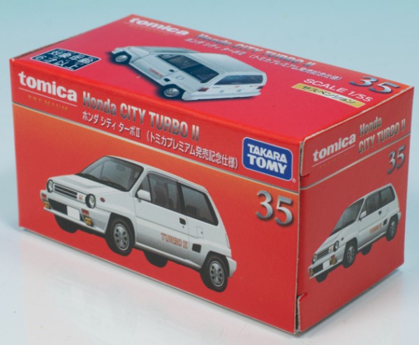 レビュー トミカプレミアム 35 ホンダ シティ ターボⅡ（発売記念仕様