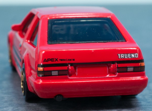 レビュー ホットウィール トヨタAE86スプリンター・トレノ（2022 赤