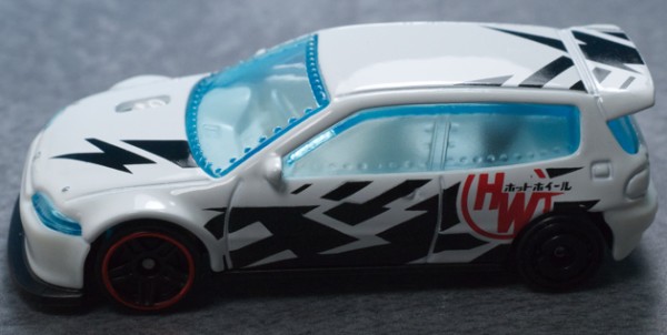 レビュー ホットウィール ホンダ シビック カスタム（EG6）白