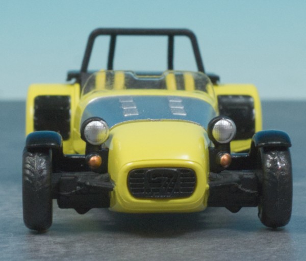 レビュー タカラトミーアーツ ホビーガチャ CATERHAM SUPER SEVEN 1/43