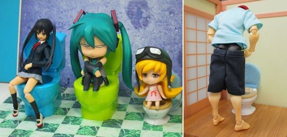 速報！アオシマ☓マイルストンの1/12洋式便所と男子便所 予約