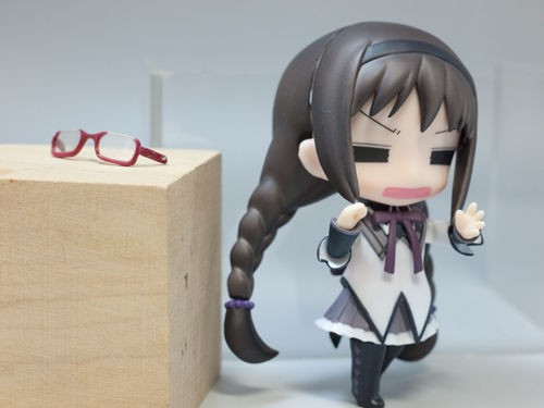 ねんどろいど　まどかマギカ　開封品 暁美ほむら　巴マミ　キューポッシュ まどかマギカ (マドカマギカ) フィギュア 722 暁美ほむら 晴着