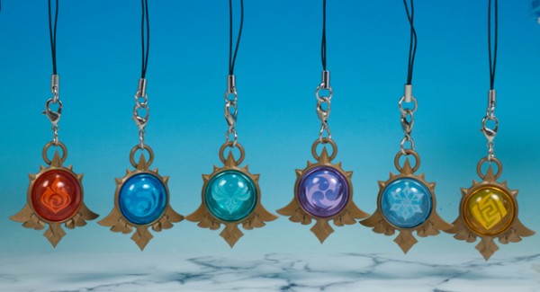 レビュー「原神 神の目カプセルストラップ」「原神ウエハース