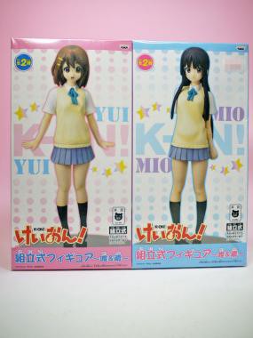 バンプレスト プライズフィギュア けいおん！平沢唯 ＆ 秋山澪