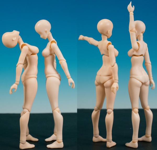 ホビーベース(HOBBY BASE) 1/12 プレミアムパーツコレクション 関節技EX 素材ちゃん Mサイズ ライトフレッシュ ホビー用素材 PPC-T45 関節技EX 1/12素材ちゃんL ライトフレッシュ (パーツ) - ホビー