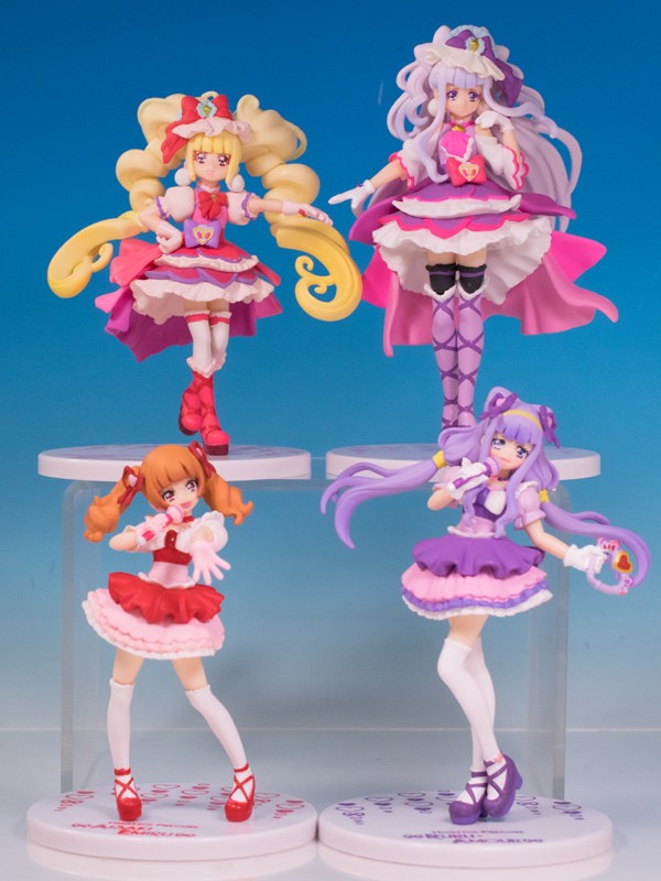 レビュー バンダイ食玩 Hugっと プリキュア キューティーフィギュア3 キュアマシェリ キュアアムール ふぃぎゅる