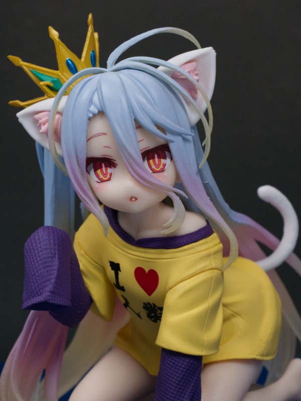 レビュー タイトー Desktop Cute ノーゲーム・ノーライフ 白 猫耳T