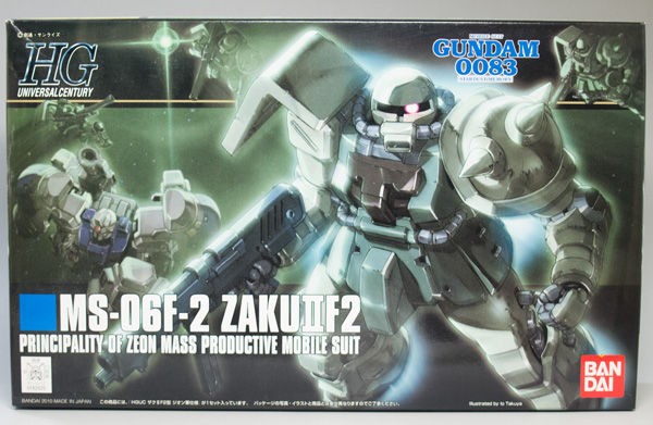 ガンプラ作ろう！HGUC 1/144 ザクII F2型 (機動戦士ガンダム0083