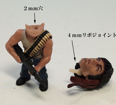 プチレビュー 300円ガチャ「ランボー」RAMBO（奇譚クラブ