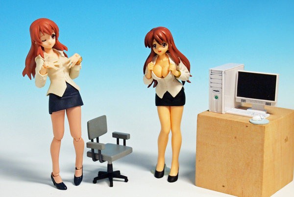 レビュー セガプライズ 凉宮ハルヒの憂鬱フィギュアセット 北高HR 凉宮