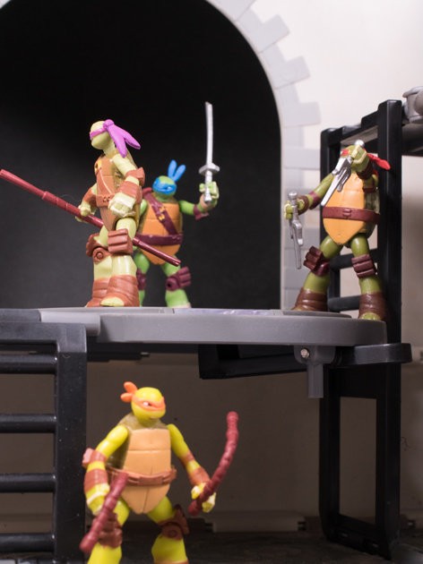 レビュー タカラトミーアーツ食玩 マイクロアクションタートルズ