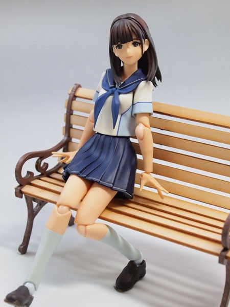 レビュー 本物の木のぬくもり「1/12 公園のベンチ」(コバーニ cobaanii mokei工房) ふぃぎゅる! cobaanii mokei工房(コバアニ模型工房) ベース(基本)シリーズ 12 フリーベースB