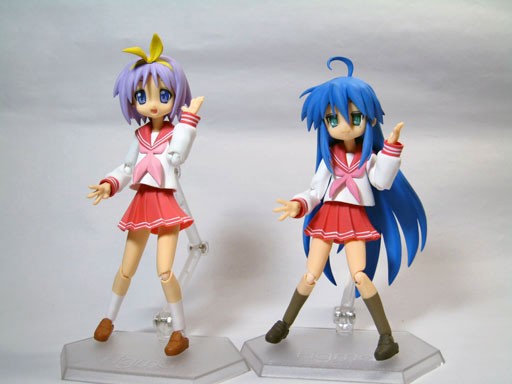 レビュー figma TVアニメらき☆すた 泉こなた/柊つかさ 冬服Ver