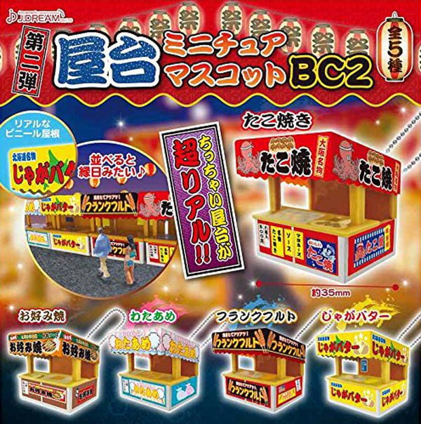 レビュー Jドリーム 屋台ミニチュアマスコットBC : ふぃぎゅる！