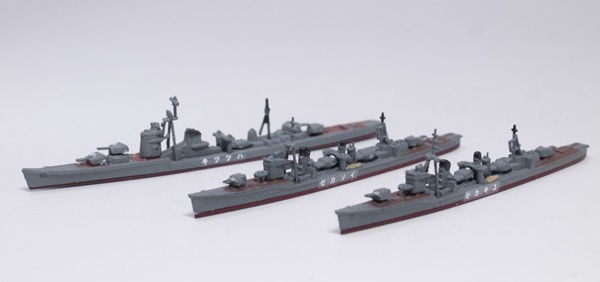 レビュー 艦船キットコレクションvol.5 駆逐艦 雪風/磯風/初月（F-toys