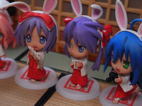[未使用]一番くじ プレミアム らき☆すた フィギュア 巫女服 きゅんキャラ5種 レビュー 一番くじプレミアム らき☆すた ～らっきー