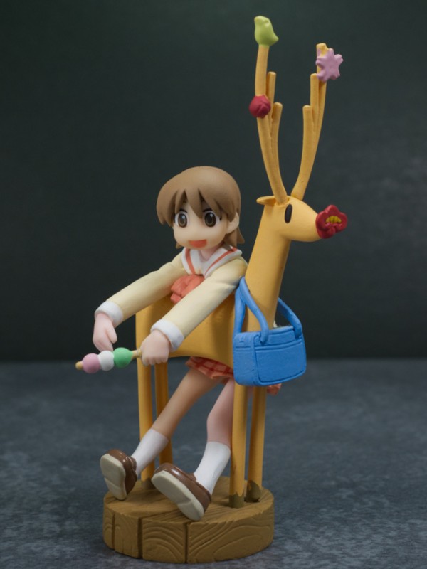 日常　猪鹿蝶　フィギュア　全3種　セット レビュー 月刊少年エース17周年特別付録「日常」猪鹿蝶