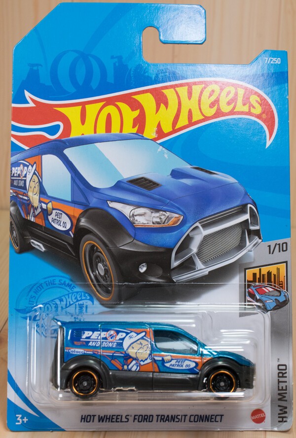 レビュー ホットウィール フォード・トランジット・コネクト : ミニカー沼