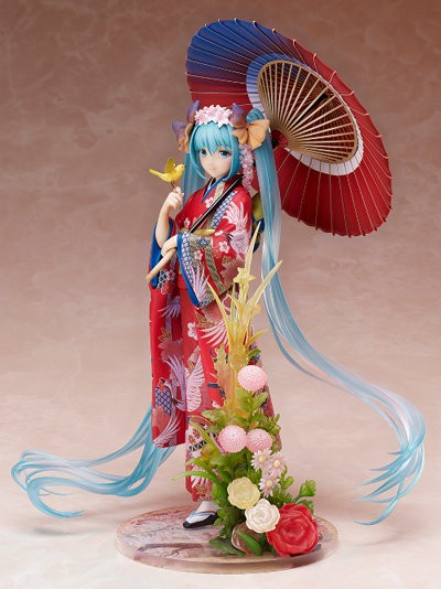 中古即納】[FIG]初音ミク ～花色衣～ VOCALOID(ボーカロイド) 1/8 完成品 フィギュア あみあみ&雪ミクスカイタウン&シナプス限定  ストロンガー