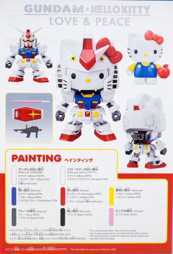 レビュー バンダイ SDガンダム EXスタンダード ハローキティ レビュー バンダイ SDガンダム EXスタンダード ハローキティ