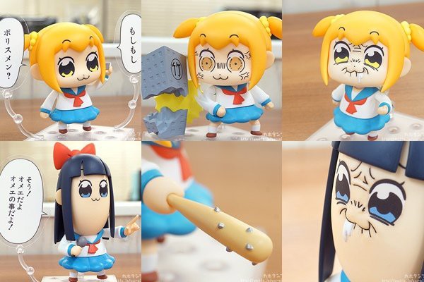 巡回 ねんどろいどポプテピピック「ポプ子」「ピピ美」本日予約開始