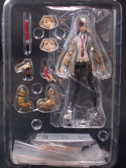 figma シュタインズゲート 岡部倫太郎　牧瀬紅莉栖　3体セット ABS＆PVC塗装済み可動フィギュア figma 牧瀬紅莉栖 白衣ver