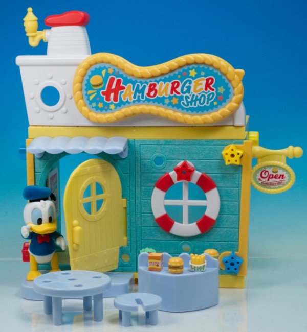 レビュー セガトイズ ディズニー DIYTOWN ドナルドのハンバーガー