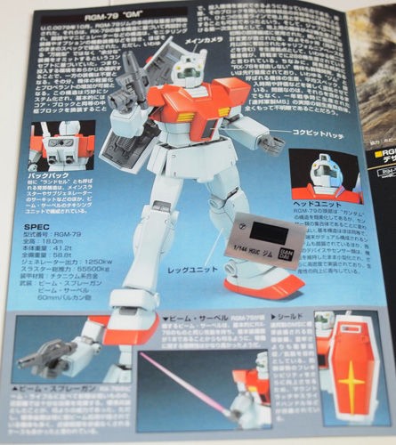 ガンプラ作ろう！ HGUC 1/144 RGM-79 ジム : ふぃぎゅる！