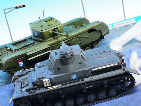 プラモ作ろう！タミヤ1/35 チャーチルMk.VII（ガルパン聖グロリアーナ