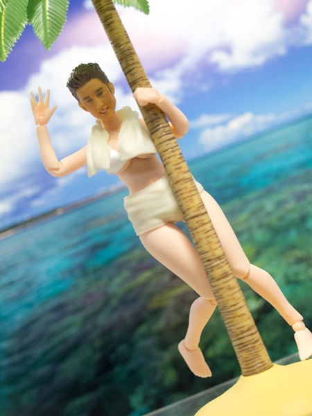 figma すーぱーそに子 水着ver.のぽっちゃりボディで遊んでみた