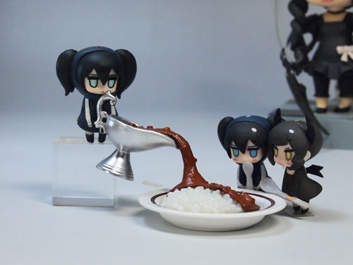 ブラック☆ロックシューター カレー＆チャームセット BRS ver