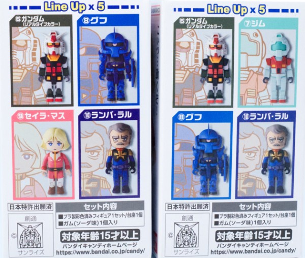 レビュー バンダイ食玩 bitlotガンダム2 ジム＆セイラ : ふぃぎゅる！