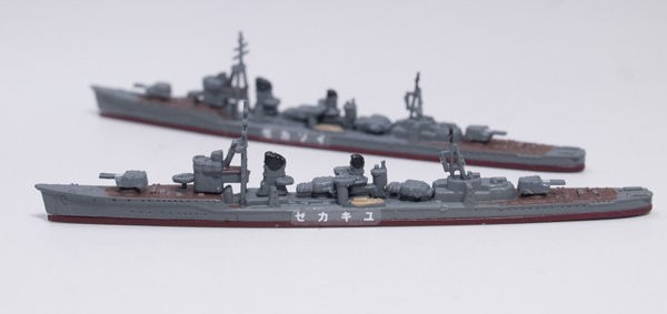 レビュー 艦船キットコレクションvol.5 駆逐艦 雪風/磯風/初月（F-toys